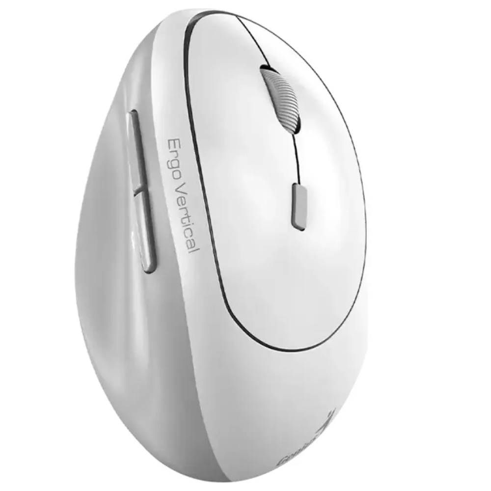 MOUSE GENIUS ERGO 8350S BLANCO GRIS BT 2.4 GHZ